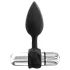 Bathmate Anal Training Plugs Vibe - set di plug anali vibranti (nero)