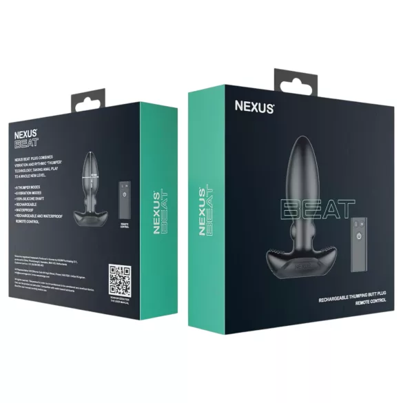 Nexus BEAT - vibratore anale (nero)