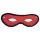 Rouge - maschera occhi aperti - vera pelle - rosso