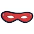 Rouge - maschera occhi aperti - vera pelle - rosso