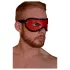Rouge - maschera occhi aperti - vera pelle - rosso