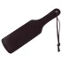 Rouge - frustino cuore - vera pelle nera