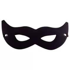 Rouge - maschera per occhi aperta - vera pelle - nero