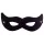 Rouge - maschera per occhi aperta - vera pelle - nero