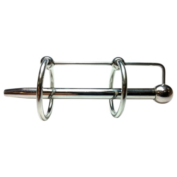 Rouge - dilatatore a doppio anello in acciaio inox (argento)