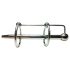 Rouge - dilatatore a doppio anello in acciaio inox (argento)