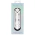 Clarity - dildo in vetro con manico a cuore - trasparente