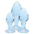 Clarity Utopian Trinity - set di plug anali in vetro (trasparente)