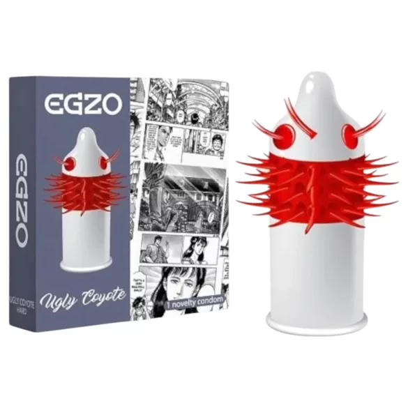 Egzo - preservativo stimolante - con lunghe punte - 1 pezzo