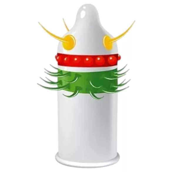 Egzo Jolly Roger - preservativo stimolante con rilievi e punti - 1 pezzo