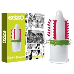   Egzo Dulche Bombero - preservativo stimolante con spuntoni - 1 pezzo