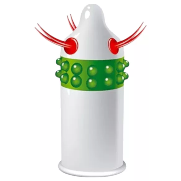 Egzo Uncle Bob - preservativo stimolante con punte e tentacoli - 1 pezzo