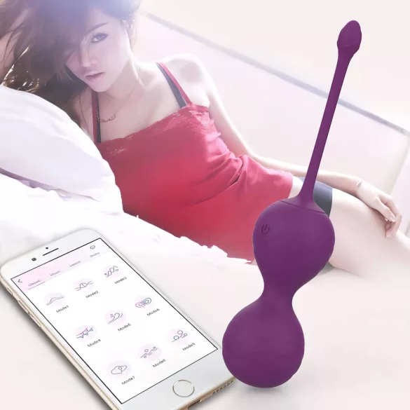 Lonely Winni - vibratore a uovo indossabile controllato tramite app (rosa)