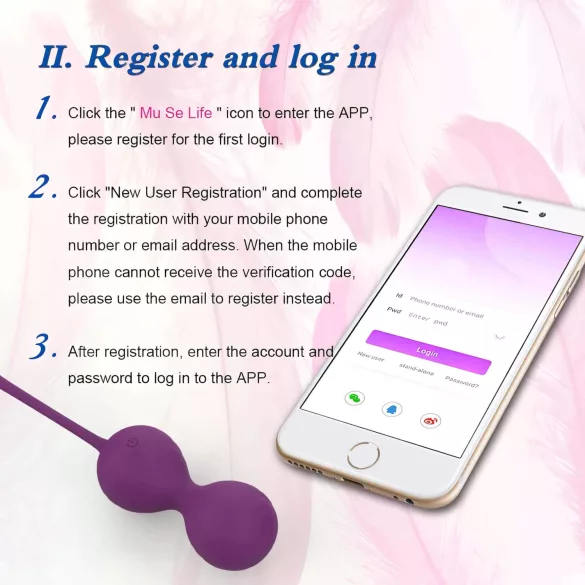 Lonely Winni - vibratore a uovo indossabile controllato tramite app (rosa)