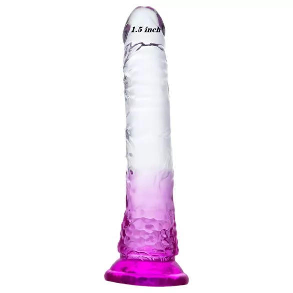 Lonely Lance - dildo con ventosa - lila trasparente