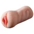 Lonely 2in1 - masturbatore vaginale e orale - silicone - color carne