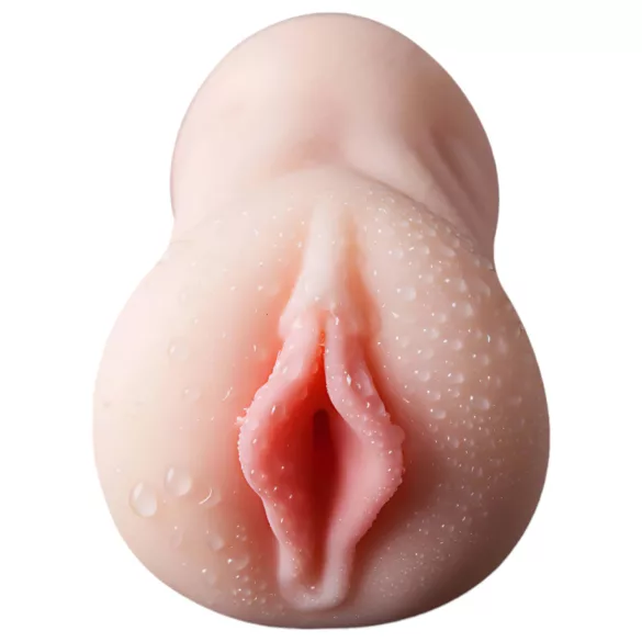 Lonely 2in1 - masturbatore vaginale e orale - silicone - color carne
