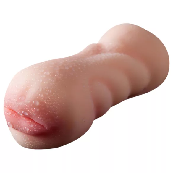 Lonely 2in1 - masturbatore vaginale e orale - silicone - color carne