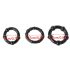 Set Stay Hard - Anelli pene neri (3 pezzi)