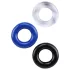 Lonely Stay Hard - set anelli fallici - colorati - 3 pezzi