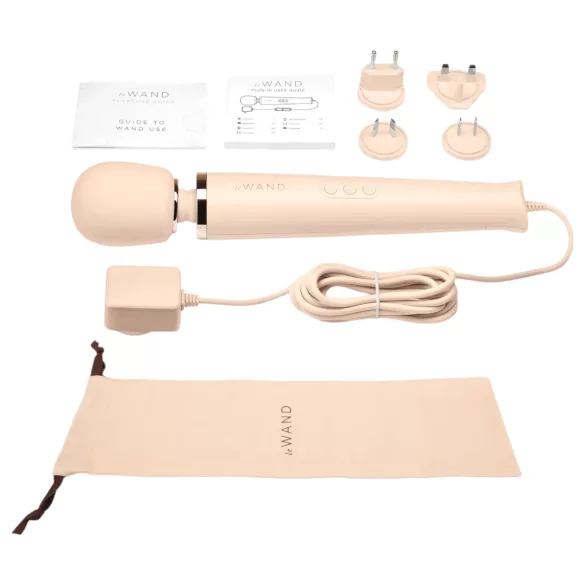 le Wand - vibratore massaggiatore elettrico di lusso - beige
