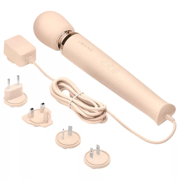 le Wand - vibratore massaggiatore elettrico di lusso - beige