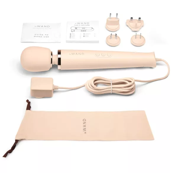 le Wand - vibratore massaggiatore elettrico di lusso - beige