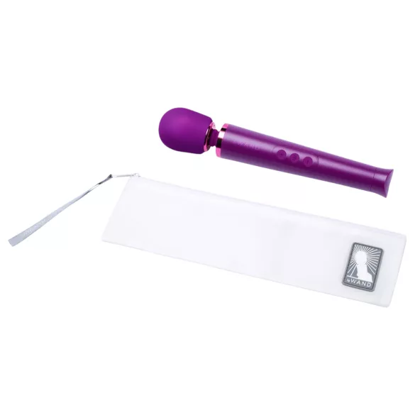 le Wand Petite - vibratore massaggiatore elegante - silicone viola