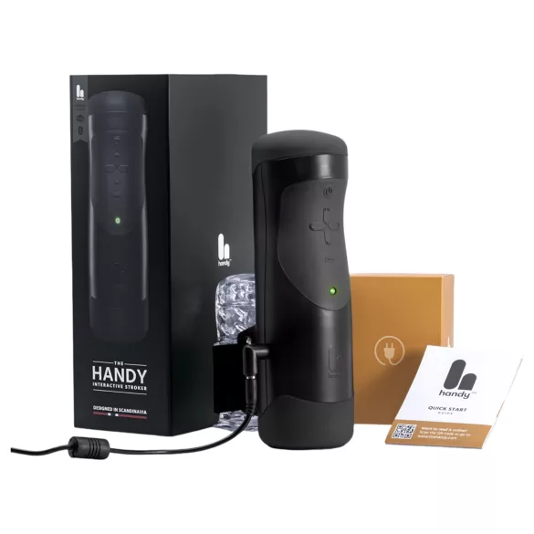 The Handy 1.1 - masturbatore automatico connesso VR - nero