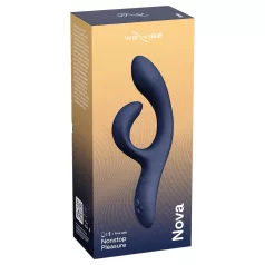   We-Vibe Nova 2 - Vibratore flessibile con braccio per il clitoride controllato tramite app (blu)