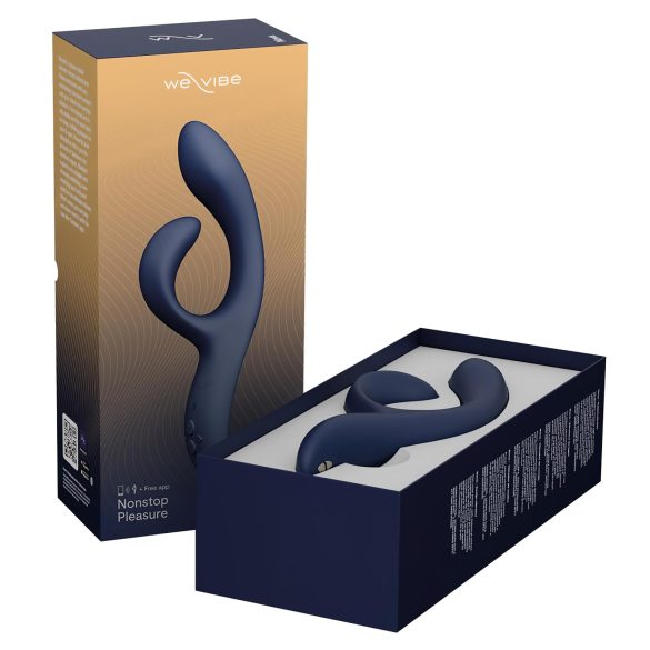 We-Vibe Nova 2 - vibratore rabbit ricaricabile con app - silicone blu