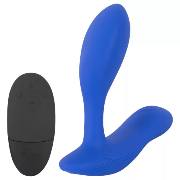 We-Vibe Vector+ - vibratore anale ricaricabile smart - silicone blu