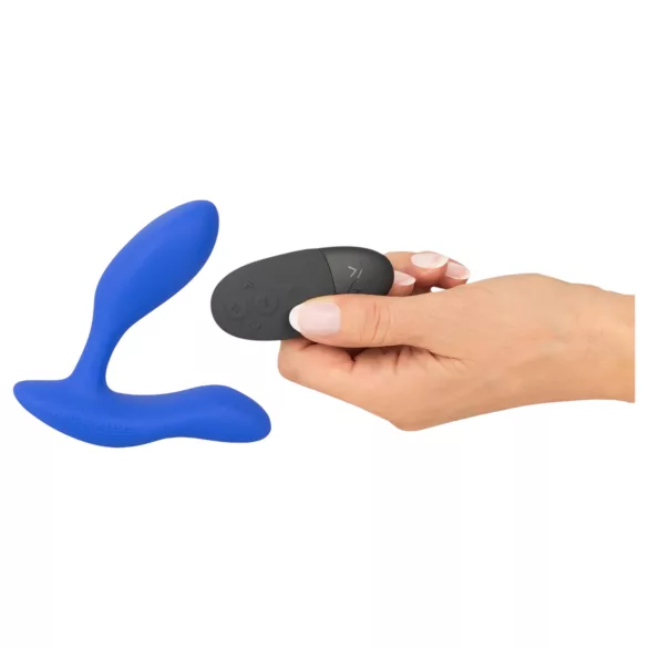 We-Vibe Vector+ - vibratore anale ricaricabile smart - silicone blu