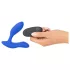 We-Vibe Vector+ - vibratore anale ricaricabile smart - silicone blu