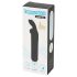 Happyrabbit - mini vibratore ricaricabile con orecchie - silicone nero