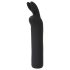 Happyrabbit - mini vibratore ricaricabile con orecchie - silicone nero