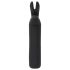 Happyrabbit - mini vibratore ricaricabile con orecchie - silicone nero