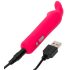 Happyrabbit - mini vibratore rabbit ricaricabile - silicone rosa