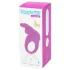 Happyrabbit - anello vibrante per pene ricaricabile - silicone viola