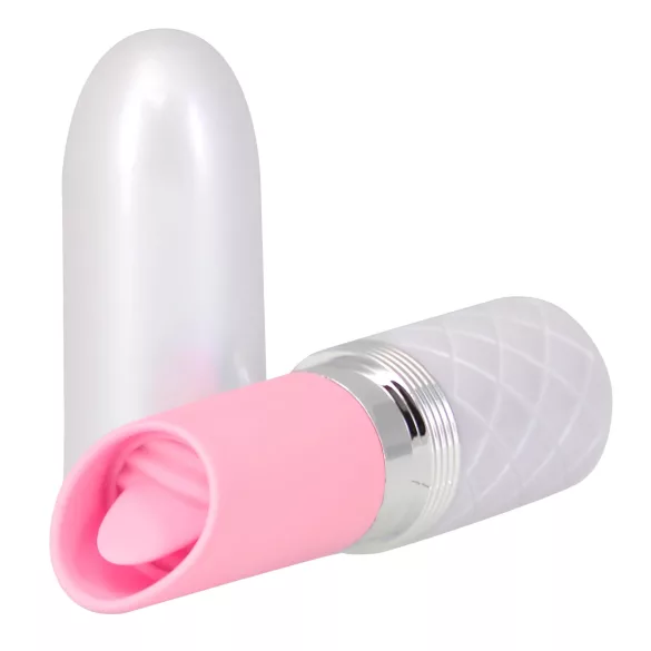 Pillow Talk Lusty - vibratore clitorideo ricaricabile con lingua - silicone rosa
