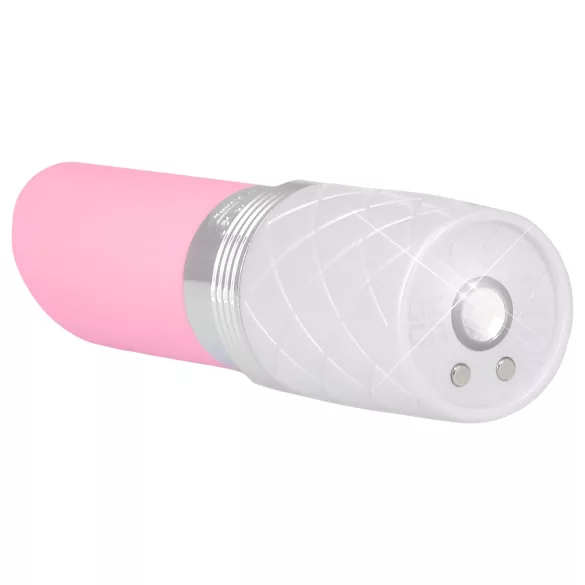 Pillow Talk Lusty - vibratore clitorideo ricaricabile con lingua - silicone rosa