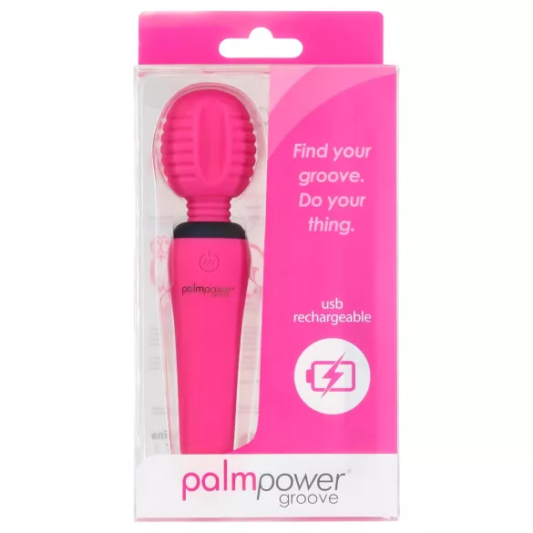 PalmPower - vibratore massaggiatore ricaricabile - rosa