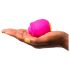 ROMP Rose - succhiatore clitoride con vibrazione - silicone rosa