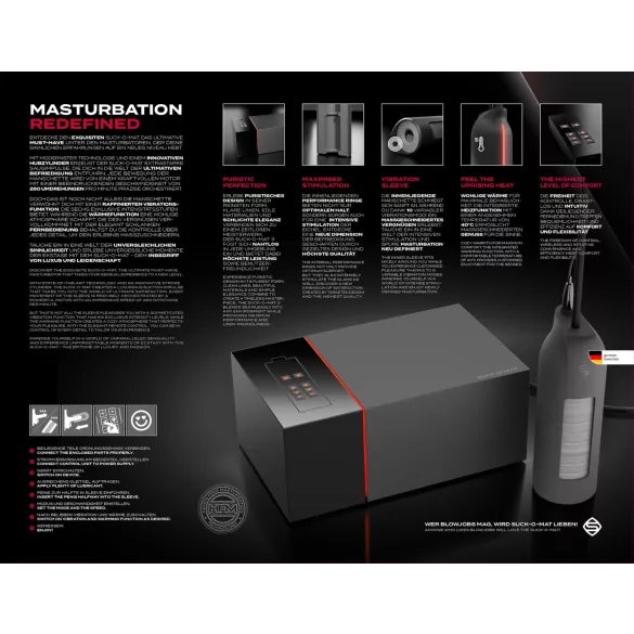Suck-O-Mat 3.0 - masturbatore automatico elettrico