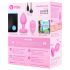 b-vibe cuore - vibratore anale ricaricabile radio (rosa)
