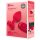 b-vibe a cuore - vibratore anale wireless (rosso)