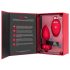 b-vibe heart - vibratore anale ricaricabile con telecomando (rosso)
