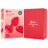 b-vibe heart - vibratore anale ricaricabile con telecomando (rosso)