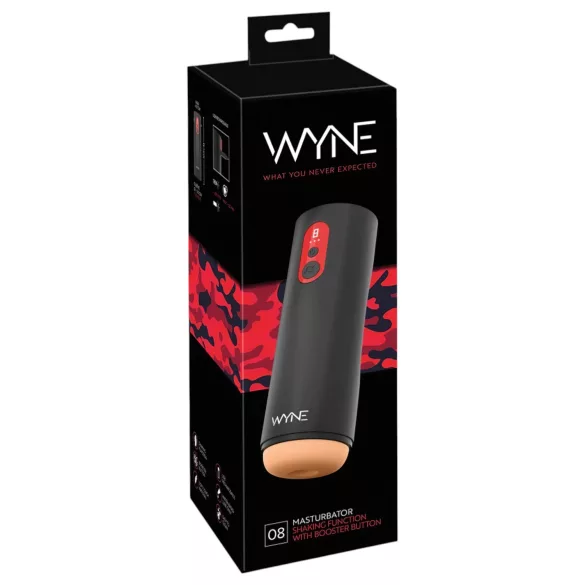WYNE 08 - masturbatore automatico movimento su e giù - nero