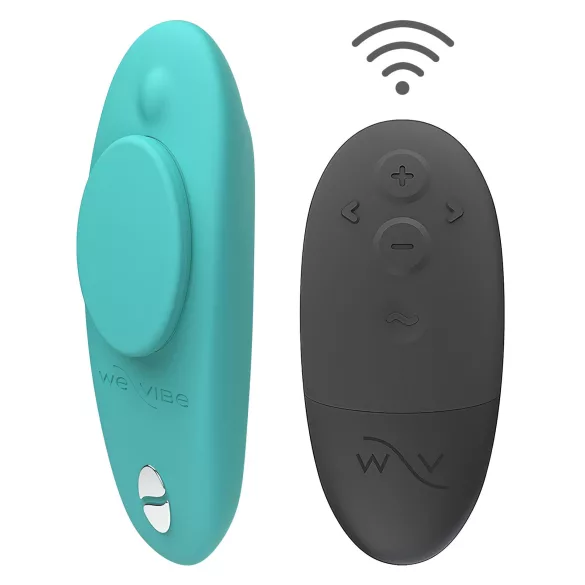 We-Vibe Moxie+ - vibratore clitorideo intelligente con telecomando (turchese)
